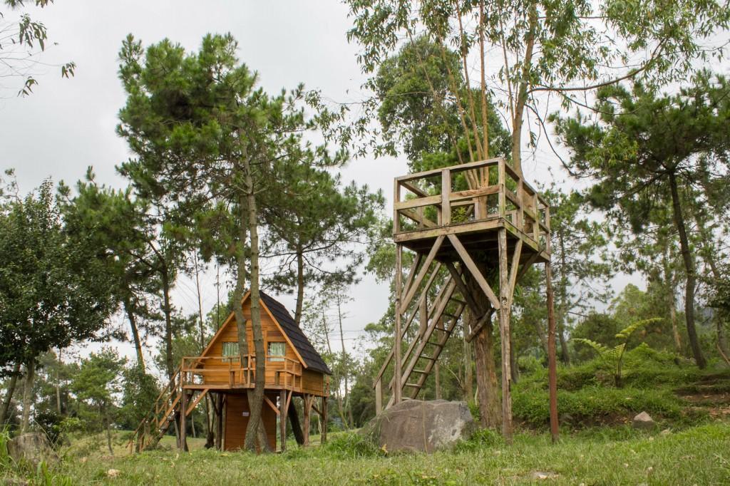 Papandayan Camping Ground Hotel Cileuleuy Exterior foto