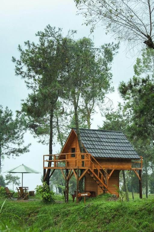 Papandayan Camping Ground Hotel Cileuleuy Exterior foto